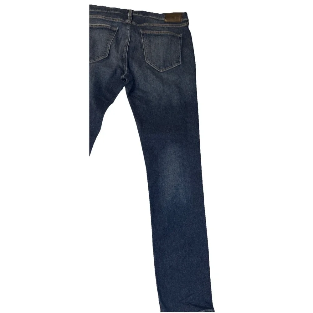 True Religion Rocco Relaxed Skinny Jeans Mens 36 Blue Whiskered No Flap